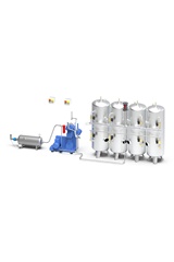 Active gas compression system