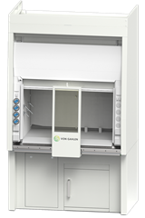 Shielded fume hood (SPECT)