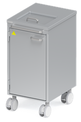 Moveable waste container