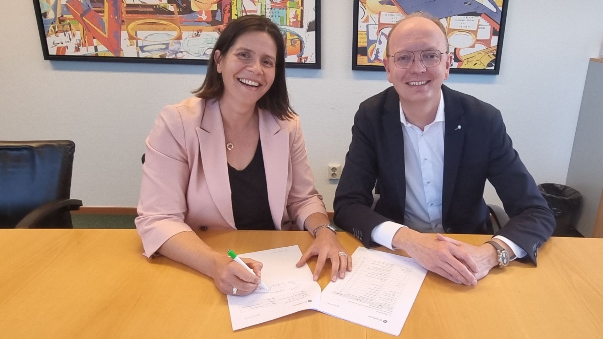 Official signed contract for supporting GE HealthCare